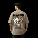 Mens Round Neck Oversized T Shirt