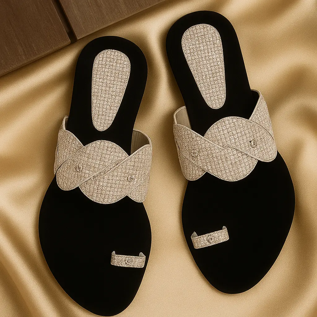 Sparkles Partywear Flat For Woman/Girls