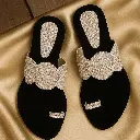 Sparkles Partywear Flat For Woman/Girls