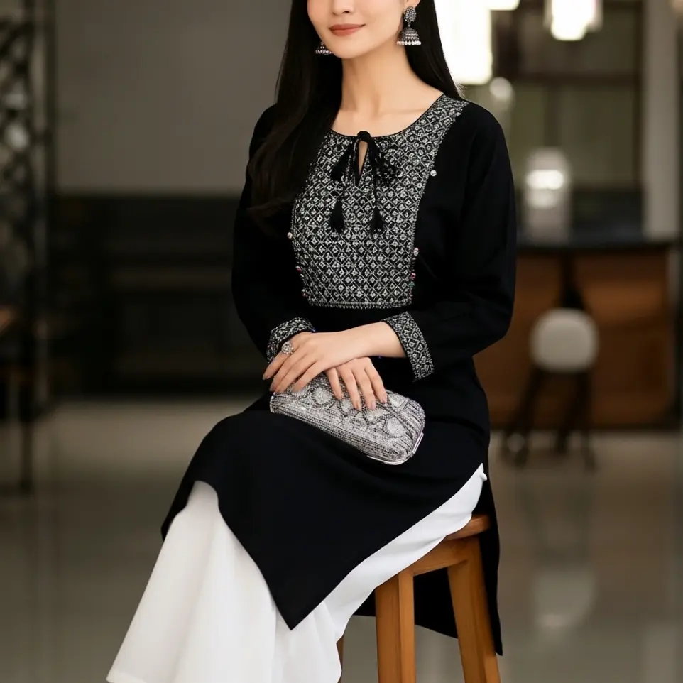 Black kurti (BLACK, S)