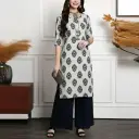 Polyster/crepe fabric-kurti for woman